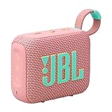 JBL GO 4 Speaker Bluetooth Portatile, Altoparlante Wireless con Design Compatto, Waterproof e Resistenza alla Polvere IP67, fino a 7 h di Autonomia, USB, Compatibile con App JBL Portable, Rosa