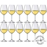 BORMIOLI ROCCO - DiVino, Calici per vino bianco, 44,5 cl, set da 12 pz