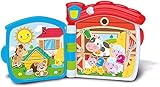 Baby Clementoni - Il Mio Primo Libro della Fattoria, Gioco Educativo Bambini 10 Mesi-3 Anni, Libro Interattivo, Suoni e Immagini per Riconoscere gli Animali della Fattoria, Lingua Italiana, 17222