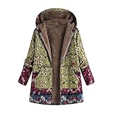 MJGkhiy Donna Cappotto Parka Taglie Forti Termico Parka Cappotti In Pelliccia Cappotto Imbottito Antivento Giubbini Con Cappuccio Inverno Giacche Con Tasche Curvy Hoodies Teddy Fleece
