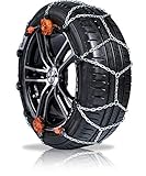 Weissenfels NM4406ASTD002 M44 - Prestige 6A Sistema di Montaggio con Tecnologia Clack&Go, Catene da Neve - 2 Pezzi