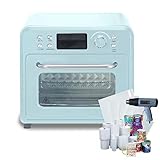 Forno a sublimazione, 1400 W, 16 L, display digitale, intervallo di temperatura: 232 °C/400 °F, intervallo di tempo: 1-20 minuti, ideale per bicchieri, tazze, tazze, bottiglie d'acqua