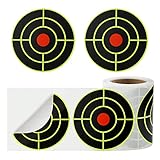 SAVITA 200 Pezzi Bersagli da Tiro Adesivi, 7,6cm Bersagli Splatter Rotondo Bersagli Adesivi Reattivi Splatters Bersagli Adesivi Tiro a Segno per Tiro con l'Arco Addestramento alla Caccia