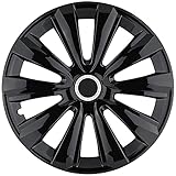 CORA Set 4 copricerchi 13'' Alulook Delta Black