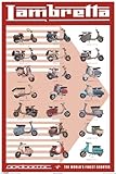 Pyramid International Maxi Poster Lambretta Evolution, Multicolore, 61 x 91,4 cm