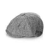 YAMEE Cappello Basco per Bambino in Lana Mista Caldo,Ragazzo Berretto Baschi Vintage Traspirante,Coppola Bambino Elegante,Anti-UV,per Autunno e Primavera