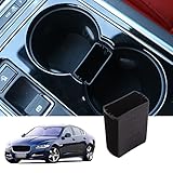 DIYUCAR Portabicchieri Vassoio Interni Contenitore F-Pace XFL 2017 Nero Plastica