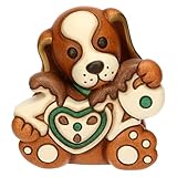THUN - Cane Todo Buon Anno 2026 in ceramica - 7,2x6,3x7,5 cm
