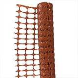 Rete da cantiere in plastica Arancione rt. H.1,8 mt x 50 mt recinzione lavori edilizia EV