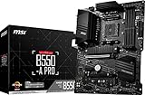 MSI B550-A PRO Scheda Madre ATX, Supporta AMD Ryzen 3° Gen, AM4, DDR4 Boost (4400MHz/OC), 1 x PCIe 4.0/3.0 x16, 1 x PCIe 3.0/3.0 x16, 1 x M.2 Gen4 x4, 1 x M.2 Gen3 x4, HDMI, Gigabit LAN