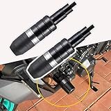 Protezioni del Telaio Moto per Yamaha T Max 500 530 560 2021 2022 2023 2024 2025,Motore/Carenatura/Scarico Anticaduta Crash Slider Tampone Antiurto Sfera di Caduta Cornici Accessori,Grey