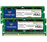 Timetec 16GB Kit (2x8GB) compatibile con Apple DDR3L 1600 MHz per MacBook Pro Early/Mid/Late (2011-2012), iMac (2011-2015), Mac Mini (2011-2012) MAC RAM