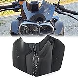 FINMOKAL Schermo di protezione dal vento per parabrezza moto per BMW K1200R 05-08 K1300R 09-15
