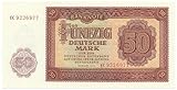 Cartamoneta.com 50 DEUTSCHE Mark DEUTSCHE NOTEBANK Democratic Republic Germany 1955 FDS 21447/IV