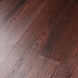 Livelynine Pavimento PVC Adesivo Effetto Legno - Listoni Finto Parquet Laminato PVC Adesivo Pavimento Legno Ciliegio 90x15 Piastrelle Adesive Pavimento Bagno Cucina Linoleum Adesivo Pavimento 18-Pezzi