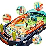 Flipper Giocattolo Mega Flipper Multi Sport Calcio Hockey Basket Bowling Sport Game Flipper Pinball Retro Arcade Flipper da Tavolo Calcetto Gioco di Abilità Arcade Maxi Flipper cm 47 Bambini Adulti