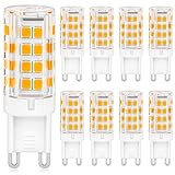 G9 Lampadine LED, 8 Pezzi Luce Bianca Calda 5W 3000K 500Lm Equivalente 40W Lampada Alogena, 220-240V Angolo a fascio 360 °, Non Dimmerabile, lampadina g9 led per Soggiorni,Camere da Letto,Corrido