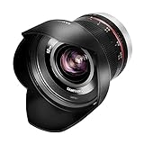 Samyang 12 mm F2.0 APS-C Fuji X nero – Obiettivo grandangolare APS-C per Fuji X, messa a fuoco manuale, per fotocamera X-T4, X-T30, X-T200, X-Pro3, X-A7, X-A5, X-T100, X-T3, X-E3