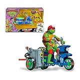 GIOCHI PREZIOSI – TARTARUGHE NINJA 2023 CAOS MUTANTE – MOTO CON FUNZIONE COMBATTIMENTO E PERSONAGGIO RAFFAELLO INCLUSO – COMPATIBILE CON TUTTI I PERSONAGGI BASE – PER BAMBINI A PARTIRE DAI 4 ANNI