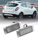 2 lampadine LED Canbus per targa SMD 6000 K, colore bianco per Opel Mokka 2013-2016 Mokka X 2016-2019 Insignia Sports Tourer 2009-2017