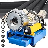 ZOKQSEIF Macchina crimpatrice per Tubi Flessibili Idraulici, pressa crimpatrice Portatile per Tubi Flessibili con 7 Set di matrici - Strumento per crimpatura di Tubi 6-25 mm 10-31 mm