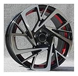 WHZYL Cerchi in lega da 17 pollici 17x7.0 5x100 compatibili con VW Polo Golf Seat Ibiza