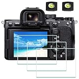 ULBTER Pellicola protettiva per Sony Alpha A7 III A7 II /A7R III A7R II / A7S III A7S II /7 III 7 II /7R III 7R II 7S III 7S II Protezione【3+2 pezzi】 Vetro Temperato durezza 9H Accessori