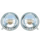 RICAM 31530 KIT COPPIA FANALI PROIETTORI ANTERIORE ASIMMETRICO DESTRO E SINISTRO SPECIFICI PER 500 F - L - R D'EPOCA DAL 1965 AL 1977.NON ORIGINALE MA IDENTICO A PRIMO IMPIANTO.