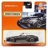 Matchbox – Mercedes AMG SL 63 – MBX Showroom 72/100 – HVN62 – Short Card – Nero metallizzato – Cabriolet – Superfast Lesney – Mattel 2024 – 1:64