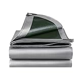 GKXLH Telo Impermeabile Esterno - Spessore 180 g/m² Resistente Telone Impermeabile per Esterno, protezione UV, plastica PE Telo Impermeabile per giardino, gazebo, campeggio, arredamento, capanno,3X6m