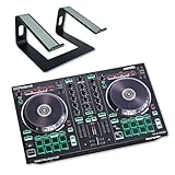 Roland DJ-202 - Controller USB DJ a 2 canali con supporto keepdrum, nero