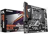 GIGABYTE B550M AORUS ELITE Scheda madre - CPU AMD Ryzen 5000, VRM a 5+3 fasi, fino a 4733 MHz DDR4, 1xPCIe 4.0 + 1xPCIe 3.0 M.2, LAN 1GbE, USB 3.2 Gen 1