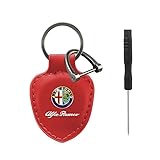 YZWDSFP Auto Portachiavi per Alfa Romeo GTV Mito Spider Stelvio Tonale, Portachiavi Auto di Ricambio, Alta qualità con Logo Auto Portachiavi per Uomini e Donne Accessori Auto Famiglia,C-OneSize
