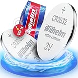 Wilhelm - Pila a bottone al litio, 10 x CR 2032 3V CR2032 DL2032