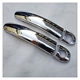 Apriporta Esterno ABS Cromato Per Seat Per Leon 2 MK1 1m M1 Per Cupra MK2 2000-2012 Copertura Maniglia Esterna Per Auto Accessori Auto(2dk2ys)