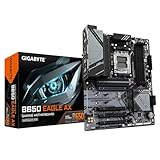 GIGABYTE B650 EAGLE AX Scheda madre - AMD Ryzen serie 9000, VRM a 12+2+2 fasi, fino a 7600 MHz DDR5 (OC), 1xPCIe 5.0 + 2xPCIe 4.0 M.2, LAN GbE, WIFI 6E, USB 3.2 Gen 2