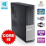 PC Dell Optiplex 790 DT Intel I5-2400 3,1 Ghz 8 GB Disco 250 GB DVD WIFI Win 7 (Ricondizionato)