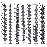 Generico Soldatini Giocattolo - Miniature Militari in Plastica,100 Statuine Antiche per Giochi Educativi di Ruolo Feste Bambini e Bambine