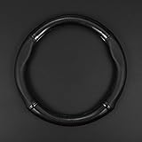 HJKJNBF Coprivolante Auto, per Smart 451 Brabus Smart 453 Two Elegante Accessorio Interni Volante dell’Auto Antiscivolo Decorazione Accessori,C