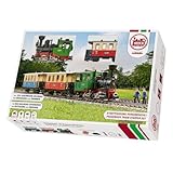LGB- Startset Personenzug 70307-Kit di avviamento Treno passeggeri L70307, Trenino da Giardino, con Locomotiva e Due Carri, Ferroviario all'aperto, Pista G, Colore Traccia G, 85 x 12 x 16 cm, 70307