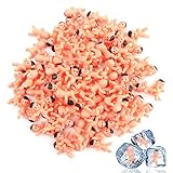 100 Pezzi mini bambini di plastica, Giocattoli per Baby Shower per Decorazione di Festa, gioco del cubo di ghiaccio (Latino color）