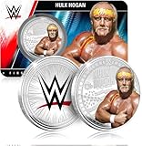 FANTASY CLUB Hulk Hogan WWE 32 mm Moneta da collezione ufficiale – Omaggio all'Immortale Hulkster e Icona del Wrestling – Edizione limitata per fan e collezionisti