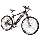 Swifty AT656, Mountain Bike with Battery Semi intergrated Into The Frame Unisex-Adult, Nero, Taglia Unica