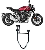 Cavalletto alzamoto alza moto monobraccio completo di perno pin per alzare sollevare la ruota posteriore retrotreno compatibile con Honda CB 1000 CB1000 di tutti gli anni