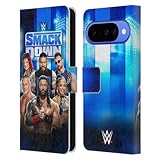 Head Case Designs Licenza Ufficiale WWE Smackdown! Superstar Pay-Per-Piew 2024 Custodia Portafoglio in Pelle Compatibile con Google Pixel 10