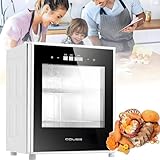 Qiang Scatola Lievitazione Pane Elettrica 40L,Cella Lievitazione Multifunzione Controllo umidità 60-90% e Temperatura 20-50°C per Lievito Madre,Yogurt,Panificazione Domestica