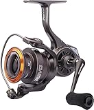 Abu Garcia Mulinello da spinning, Revo X, pesca predator, pesca in acqua dolce, pesce persico, luccio, lucioperca, grigio, rapporto di trasmissione 6,2:1, robusto e leggero, numero di cuscinetti 7+1,
