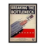 Nacnic Vintage Poster collo di bottiglia. Fogli per decorazione d'interni con le immagini pubblicitarie d'epoca e antichi. Dipinti retrò arredamento. formato A3