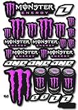 Adesivi Monster Energy - Stickers Moto - Quad - Motocross - Motociclette, Automobili, Caschi, Notebook Per Computer E Altri Oggetti