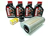 KIT TAGLIANDO HONDA CB HORNET 600 2007 2008 2009 2010 2011 OLIO 7100 10W40 FILTRO OLIO ARIA CANDELE PORTACHIAVI AER OMAGGIO